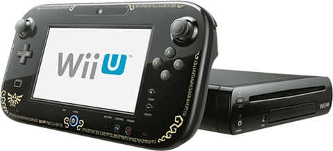 Wii U Console, 32GB Legend of Zelda Limited Ed. (No Game), Discounted
